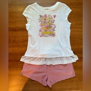 Monteau LA shirt and Old Navy shorts